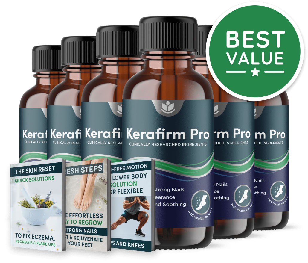 KeraFirm Pro 3+3 bottle best value package with bonuses
